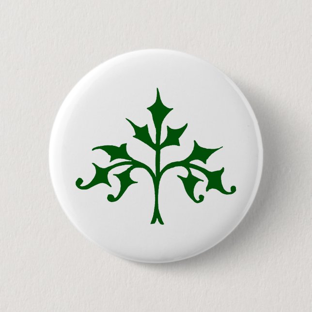 Ivy Tree 6 Cm Round Badge (Front)