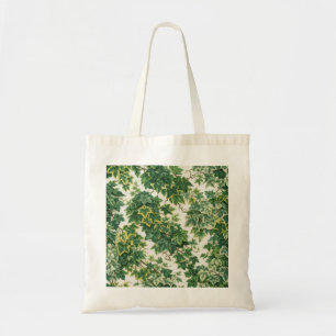 Ivy Vine Botanical Green Leaf Pattern Tote Bag