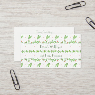 Ivy Vines and Buds Business Cards