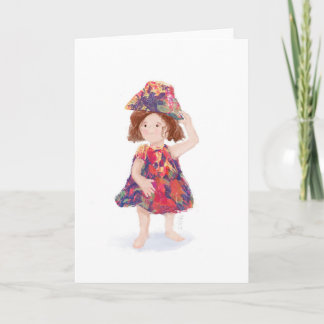 Ivy's New Outfit Thank You Card