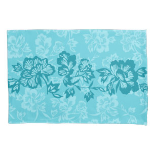 Iwalani Vintage Hawaiian Floral Band Reversible Pillowcase