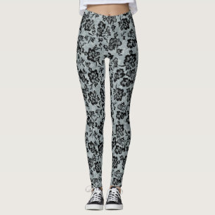 Iwalani Vintage Hawaiian Floral Leggings