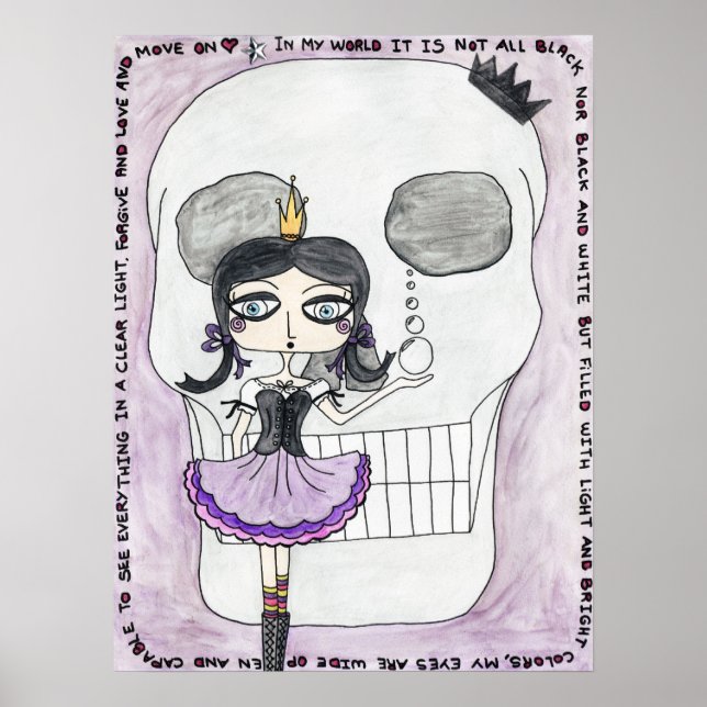 IWD GothGirlSceleton Poster (Front)