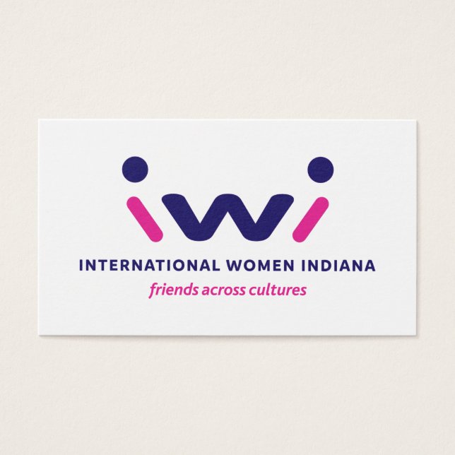 IWI Mini Information Card with Blue Back Side (Front)