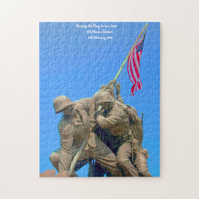 Iwo-Jima 5th Marine Devison 5/02/1945 Jigsaw Puzzle (Vertical)