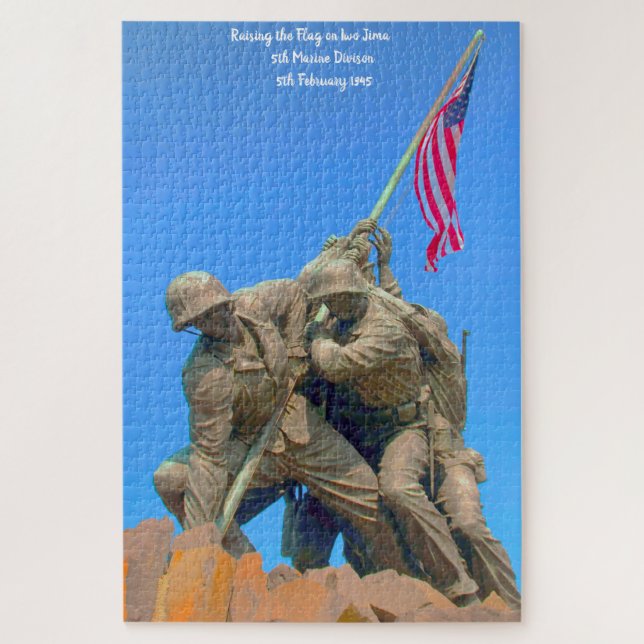 Iwo-Jima 5th Marine Devison 5/02/1945 Jigsaw Puzzle (Vertical)