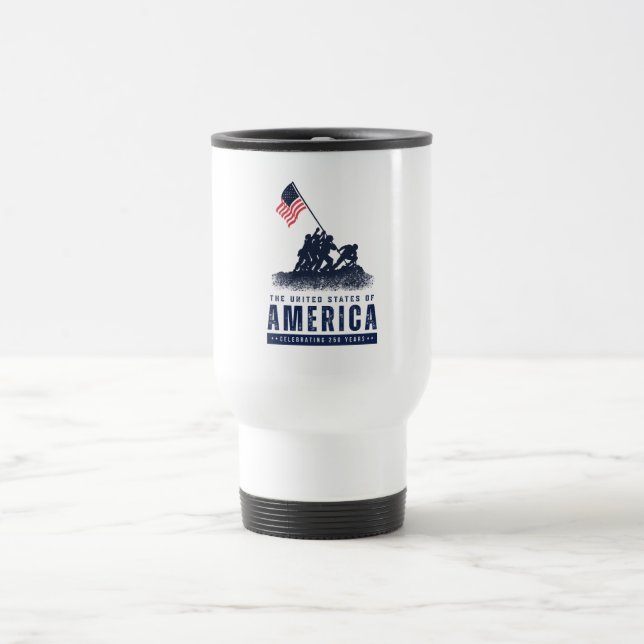 Iwo Jima America 250 Travel Mug (Center)