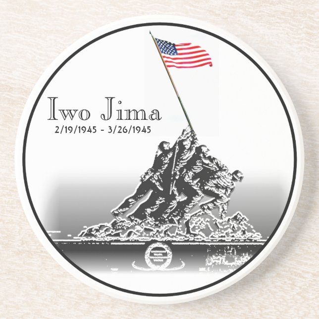 Iwo Jima Coaster (Front)