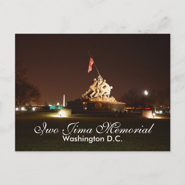 Iwo Jima Memorial, Washington D.C. Postcard (Front)