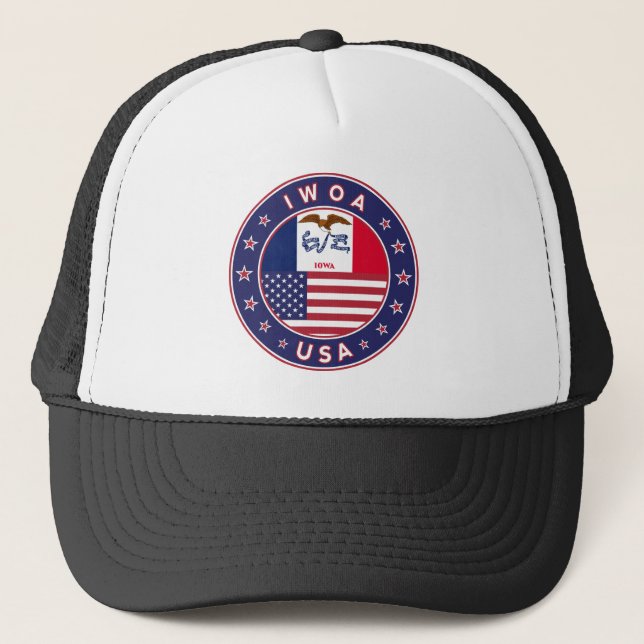Iwoa Trucker Hat (Front)
