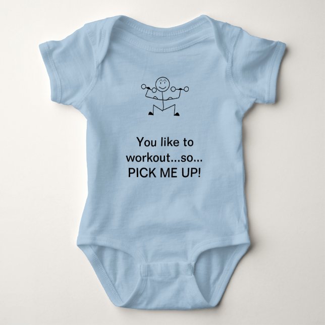 iWorkout Baby Bodysuit (Front)