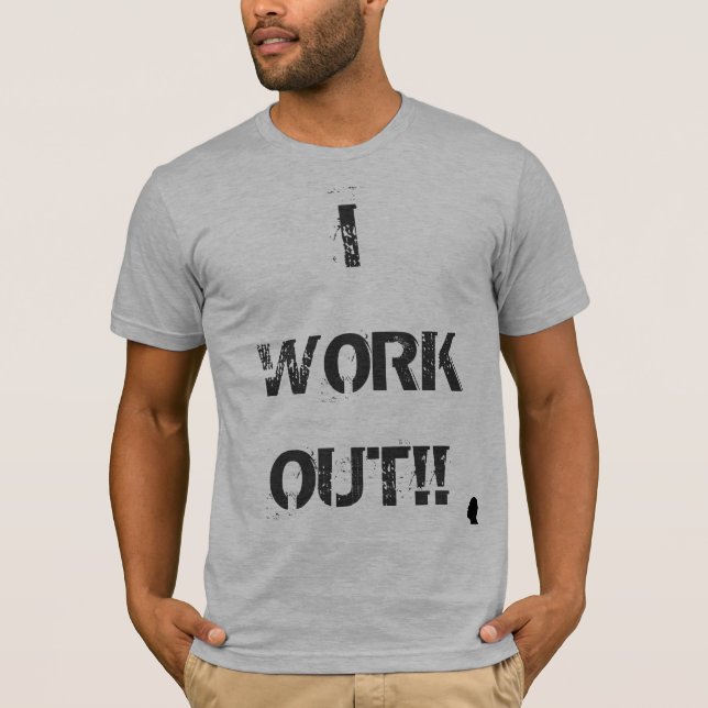 #IworkOUT T-Shirt (Front)