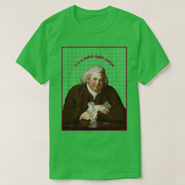 Ix27m a Solid Right Swipe T-Shirt (Design Front)