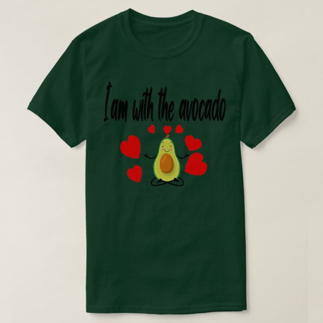 Ix27m with Avocado LOVE T-Shirt (Design Front)