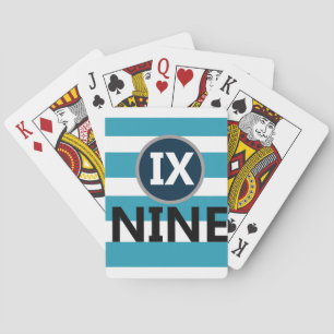 IX Nine Playing Cards