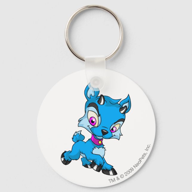 Ixi Blue Key Ring (Front)