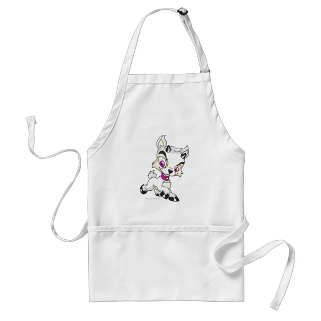 Ixi White Standard Apron (Front)
