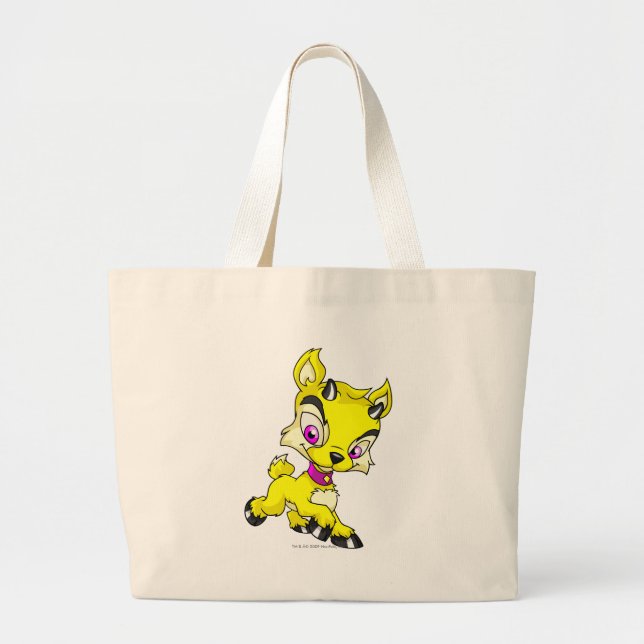 Ixi Yellow Large Tote Bag (Front)