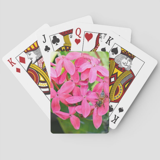 Ixora Plant Playing Cards (Back)