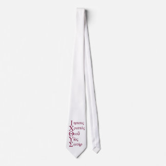 IXOYE Acrostic (Red) Tie