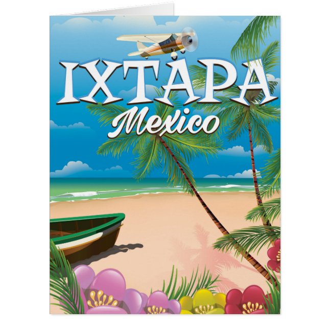 Ixtapa Mexico Beach poster (Front)