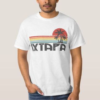 Ixtapa Mexico - Mexican Beach Retro Sunset Vintage T-Shirt