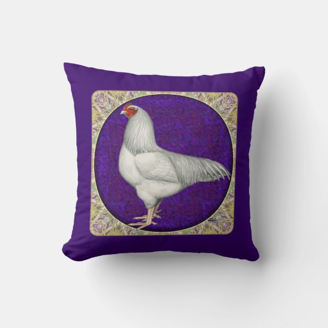 Ixworth Rooster Cushion (Front)