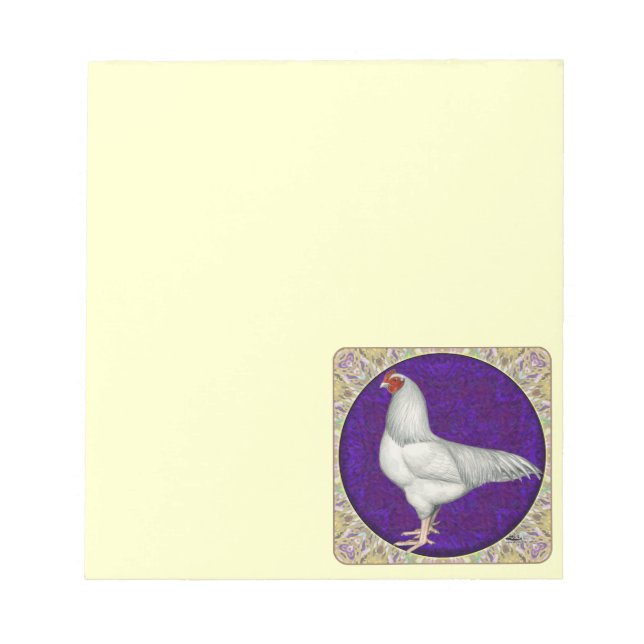 Ixworth Rooster Notepad (Front)
