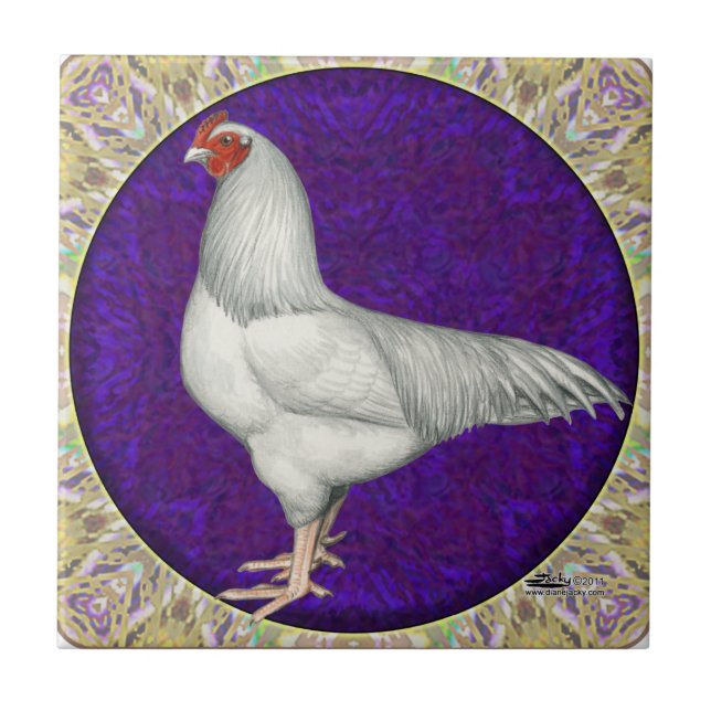 Ixworth Rooster Tile (Front)