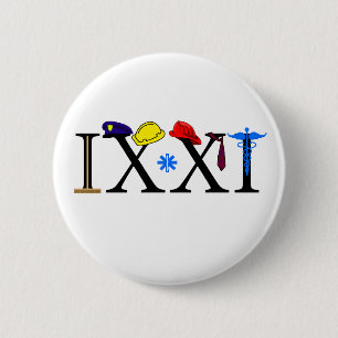IXXI Remember 9-11 6 Cm Round Badge
