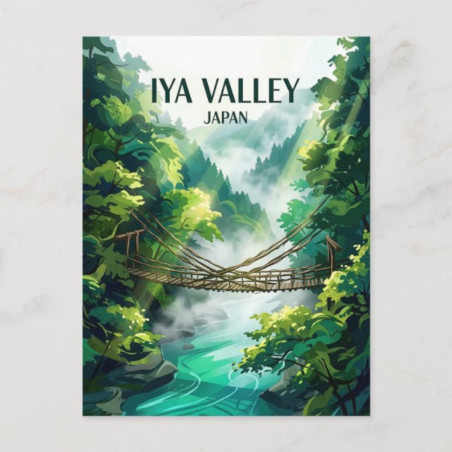 Iya Valley Japan Postcard (Front)