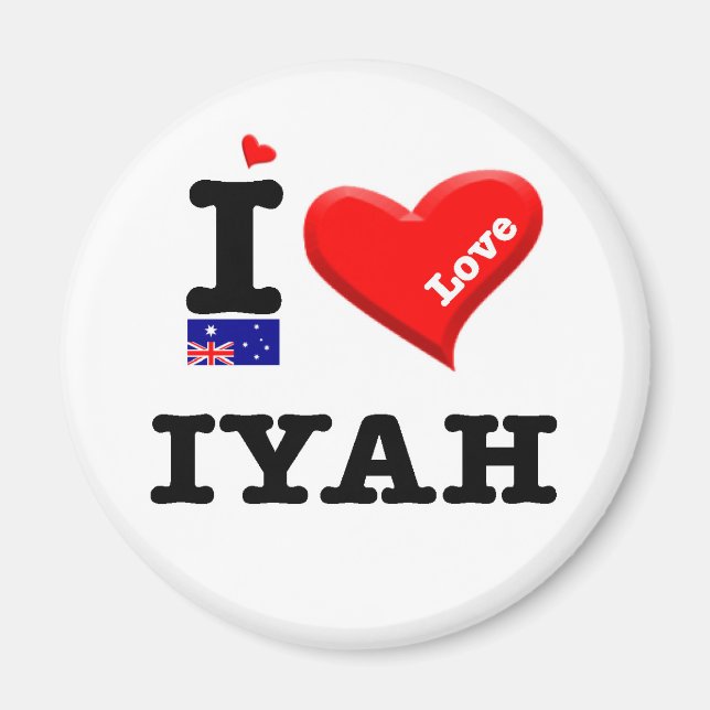 IYAH - I Love Magnet (Front)