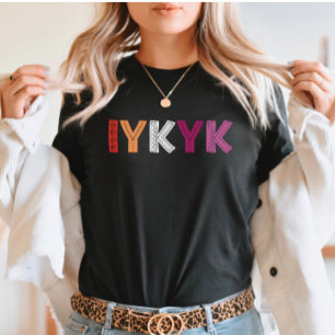 IYKYK Subtle Lesbian Pride – LGBTQ+ T-Shirt