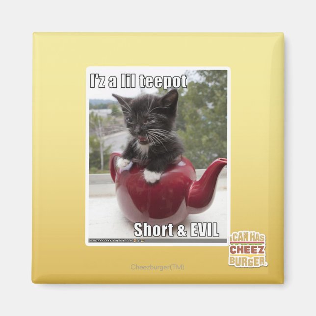 I'z a lil teepot magnet (Front)