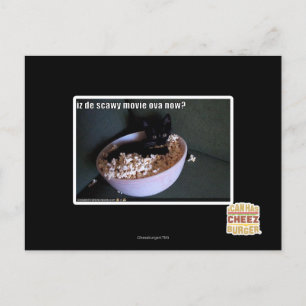 Iz de scawy movie ova now? postcard