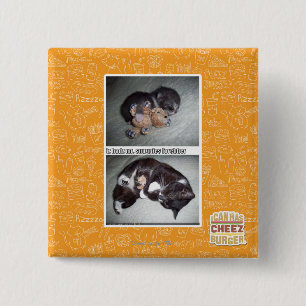 iz hadz mr. snuggies forebber 15 cm square badge