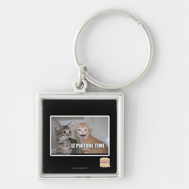 iz pikture time key ring (Front)