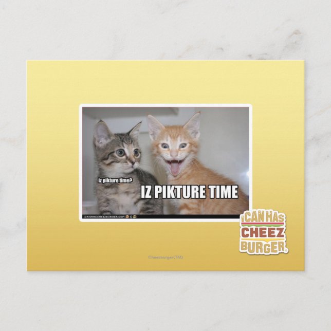 iz pikture time postcard (Front)