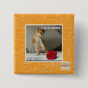 Iz practising mah tango 15 cm square badge