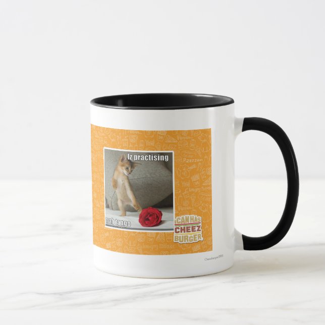 Iz practising mah tango mug (Right)