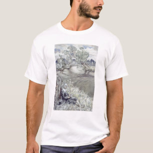 Izaak Walton reclining against a Fence T-Shirt