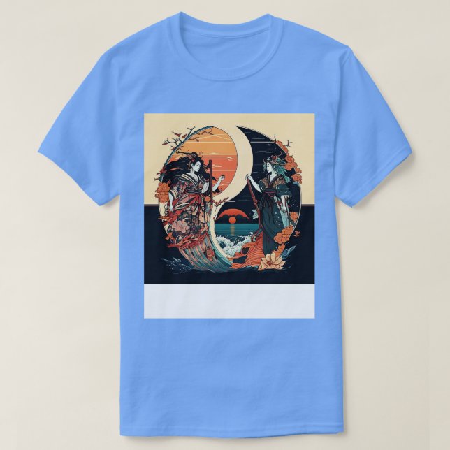 Izanagi Izanami Ukiyo Fusion T-Shirt (Design Front)