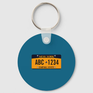 Ized New New York Vehicle Licence Plate _1 Key Ring