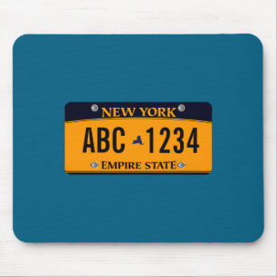 Ized New New York Vehicle Licence Plate _1  Mouse Pad