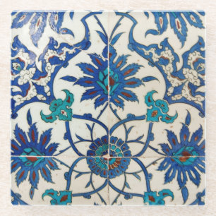 Izmir Tiles Glass Coaster