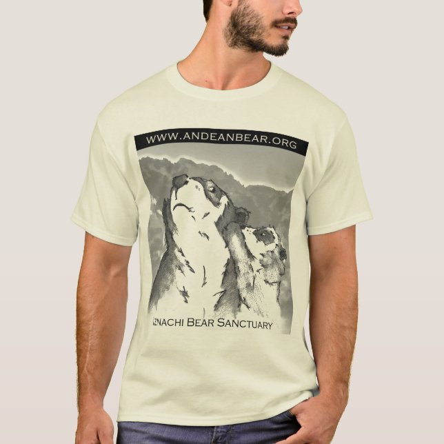 Iznachi Bear Sanctuary Tshirt - light (Front)