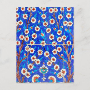 iznik ceramics Postcard