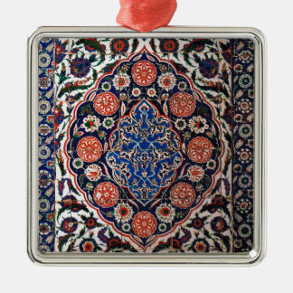 Iznik Floral Ethnic Tribal Turkish Mosaic Pottery Metal Tree Decoration