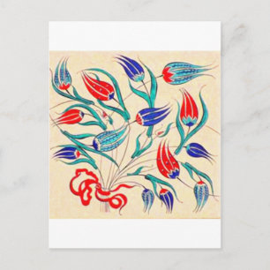 iznik tile 2 postcard