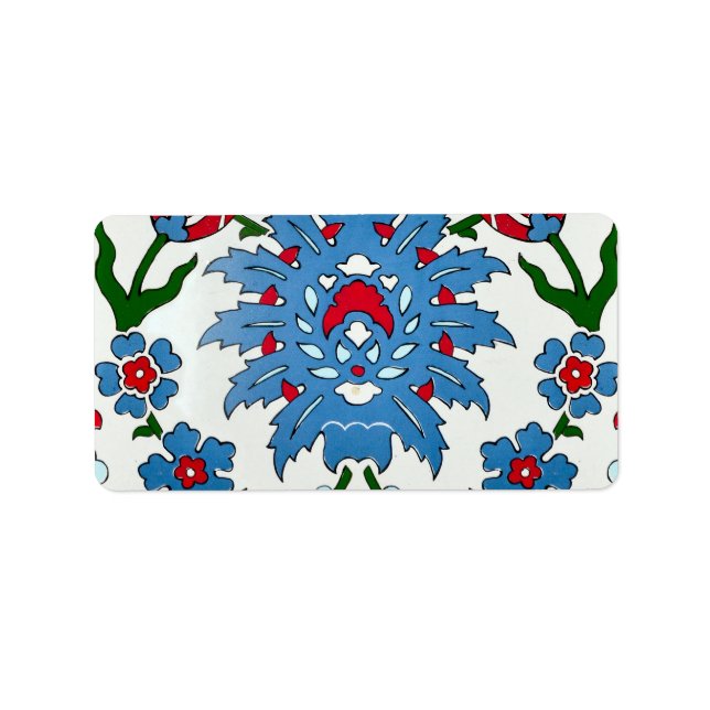 iznik tile label (Front)